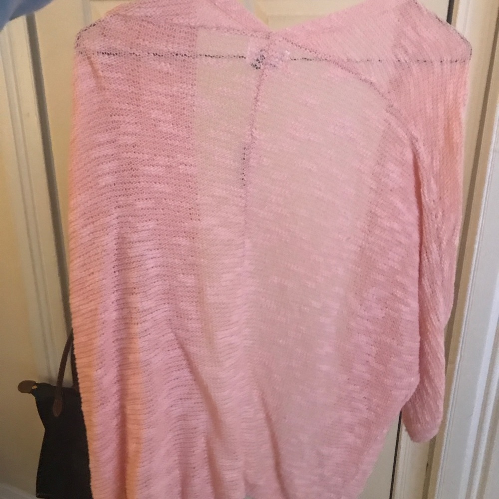 Pink cardigan